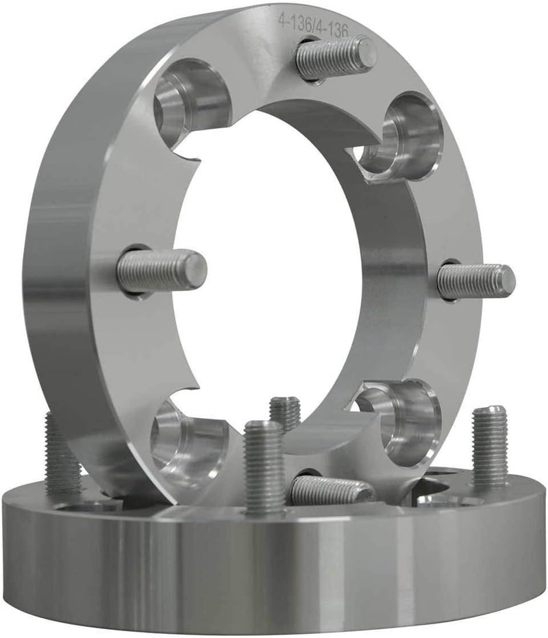 SuperATV 1" Aluminum Heavy Duty Wheel Spacers compatible with Honda Talon 1000R / 1000X (2019+) - 4/137 Bolt Pattern - Pair - Image 1